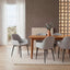 CDC8948-SD Fabric Dining chair - Silver Grey (Set of 2)