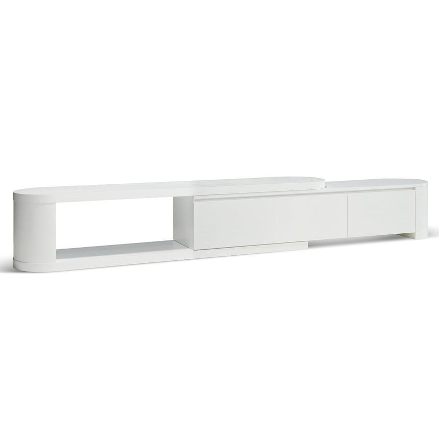 CST8976-CN 50cm Round Side Table - Full White