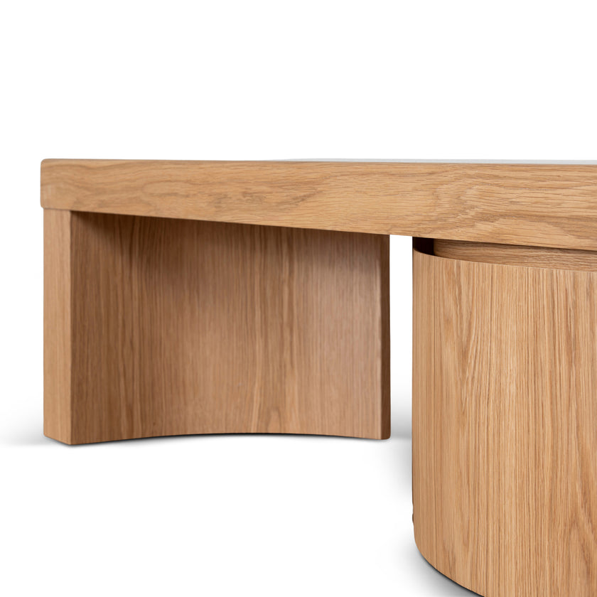 CTV10946-CN Extendable TV Entertainment Unit - Natural Oak