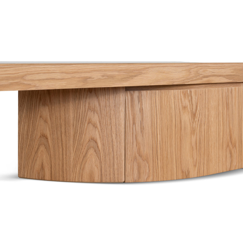 CTV10946-CN Extendable TV Entertainment Unit - Natural Oak
