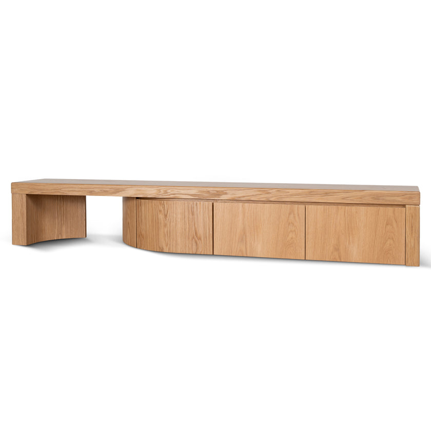 CTV10946-CN Extendable TV Entertainment Unit - Natural Oak