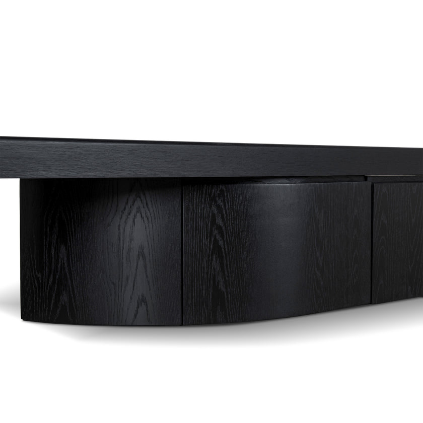 CTV10948-CN Extendable TV Entertainment Unit - Black Oak