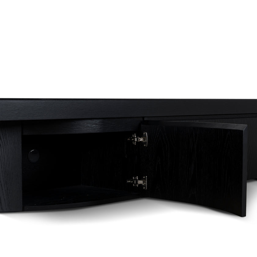 CTV10948-CN Extendable TV Entertainment Unit - Black Oak