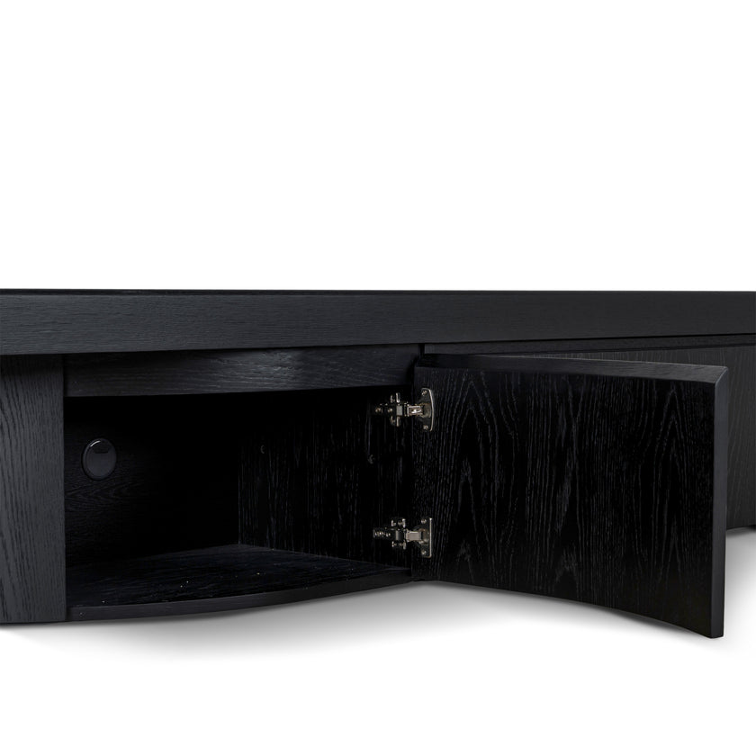 CTV10948-CN Extendable TV Entertainment Unit - Black Oak