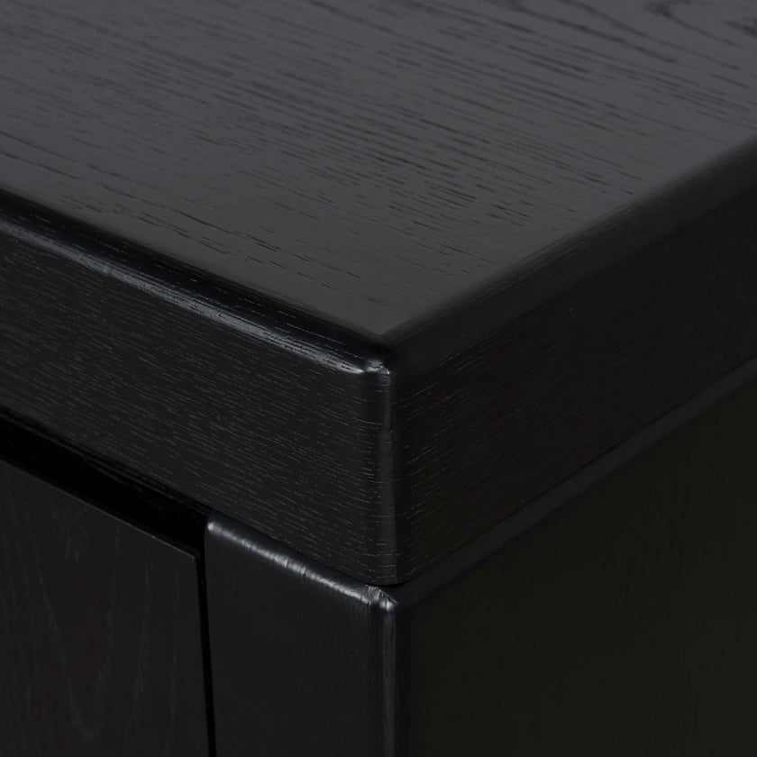 CTV10948-CN Extendable TV Entertainment Unit - Black Oak