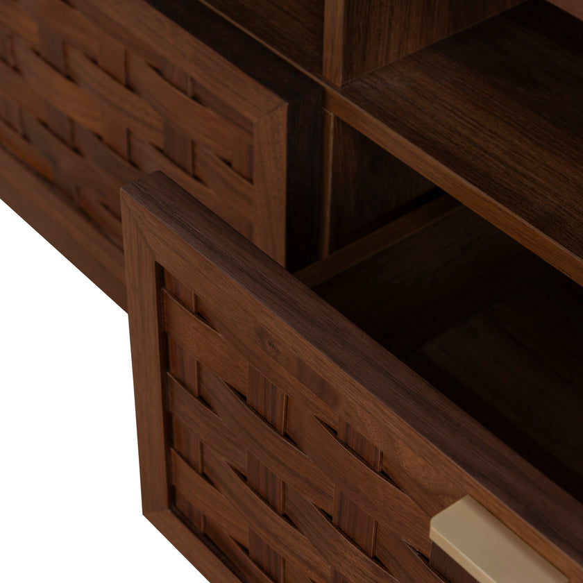 CTV10970-IG 1.8m TV Entertainment Unit - Walnut