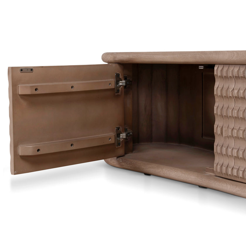 Ex Display - CTV12043-RB 1.8m TV Entertainment Unit - Sandrift Natural