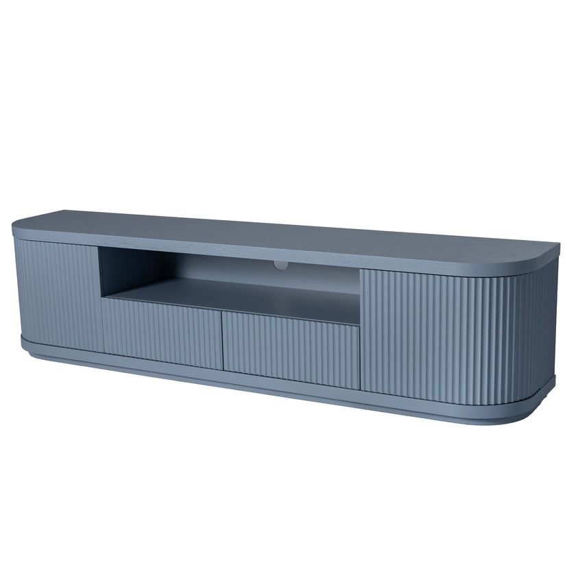 CTV12272-DW 2m Veneer Top Entertainment TV Unit - Light Blue