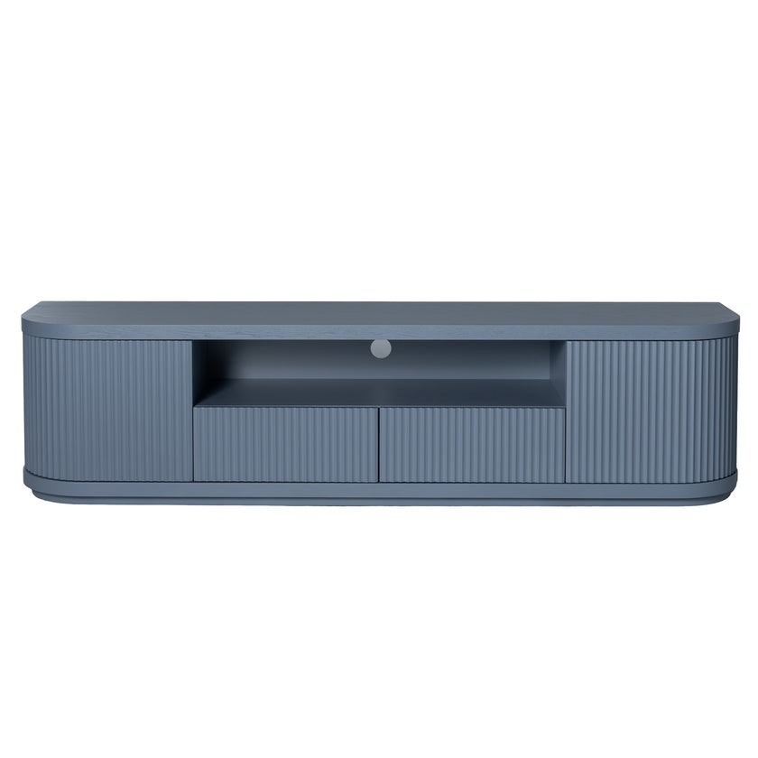 CTV12272-DW 2m Veneer Top Entertainment TV Unit - Light Blue