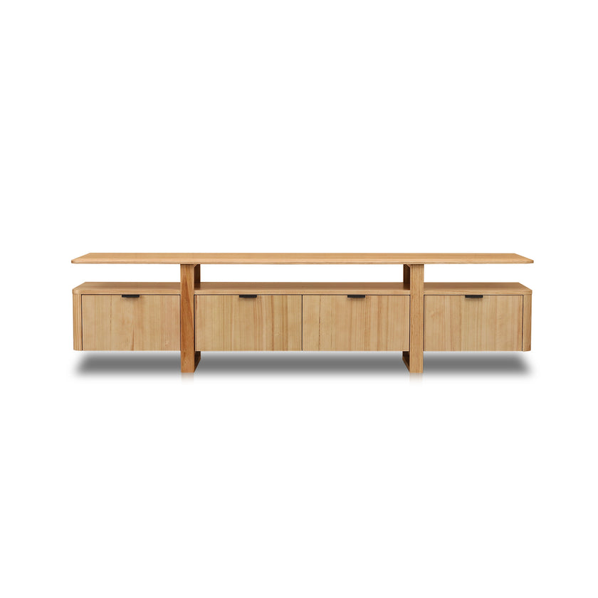 CTV12696-MA 2.1m TV Entertainment Unit - NZ Natural Ash