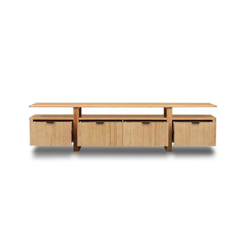 CTV12696-MA 2.1m TV Entertainment Unit - NZ Natural Ash