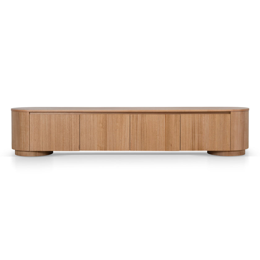 CTV12697-MA 2.4m Tassie Oak TV Entertainment Unit - Natural