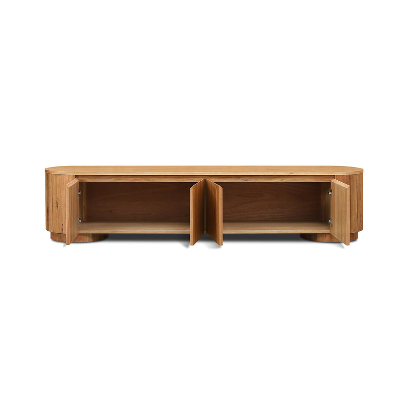 CTV12699-MA 2.1m Tassie Oak TV Entertainment Unit - Marri Natural