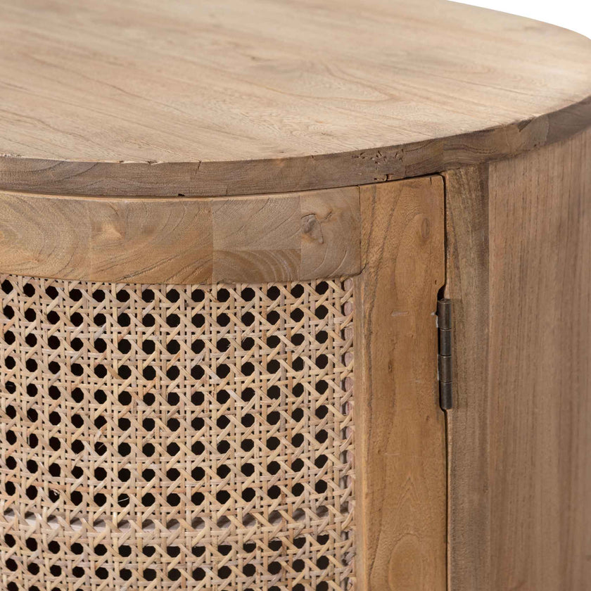 Ex Display - CDT6768 2.1m Sideboard Unit - Natural with Rattan Doors