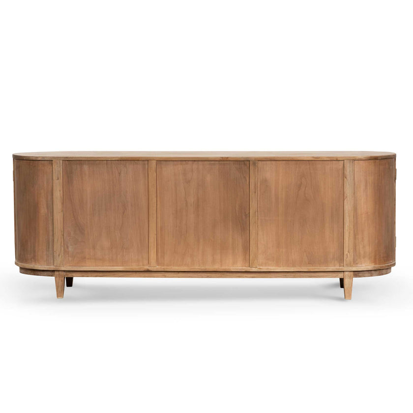Ex Display - CDT6768 2.1m Sideboard Unit - Natural with Rattan Doors