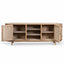 Ex Display - CDT6768 2.1m Sideboard Unit - Natural with Rattan Doors