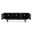 CTV8137-NI 1.7m ELM Black Entertainment TV - Natural Rattan Door