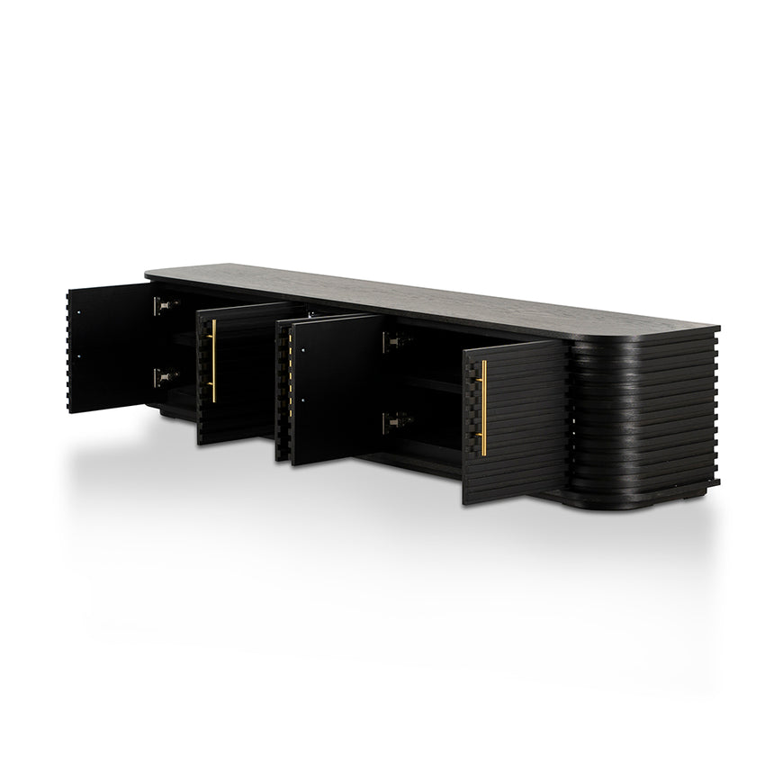 CTV8228-VA 2.3m TV Entertainment Unit - Textured Espresso Black