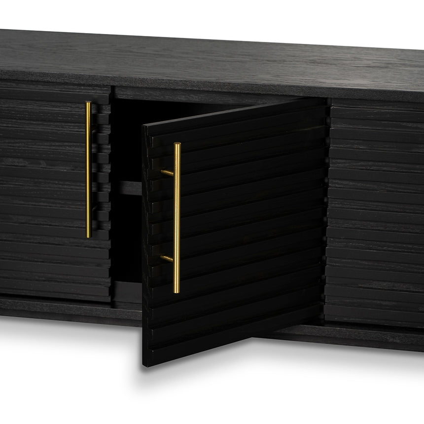 CTV8228-VA 2.3m TV Entertainment Unit - Textured Espresso Black