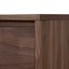 CTV8232-BB-V2 2.3m Wooden TV Entertainment Unit - Walnut