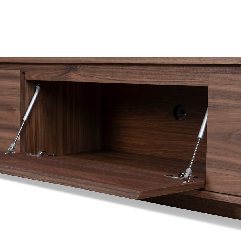 CTV8232-BB-V2 2.3m Wooden TV Entertainment Unit - Walnut