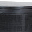 CTV8290-NI 2.2m Rattan Doors TV Entertainment unit - Full Black