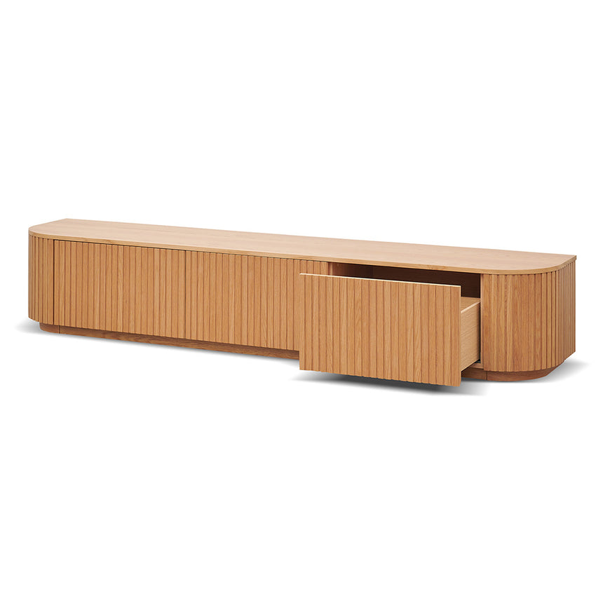 CTV8308-CN 2.4m TV Entertainment Unit - Natural Oak