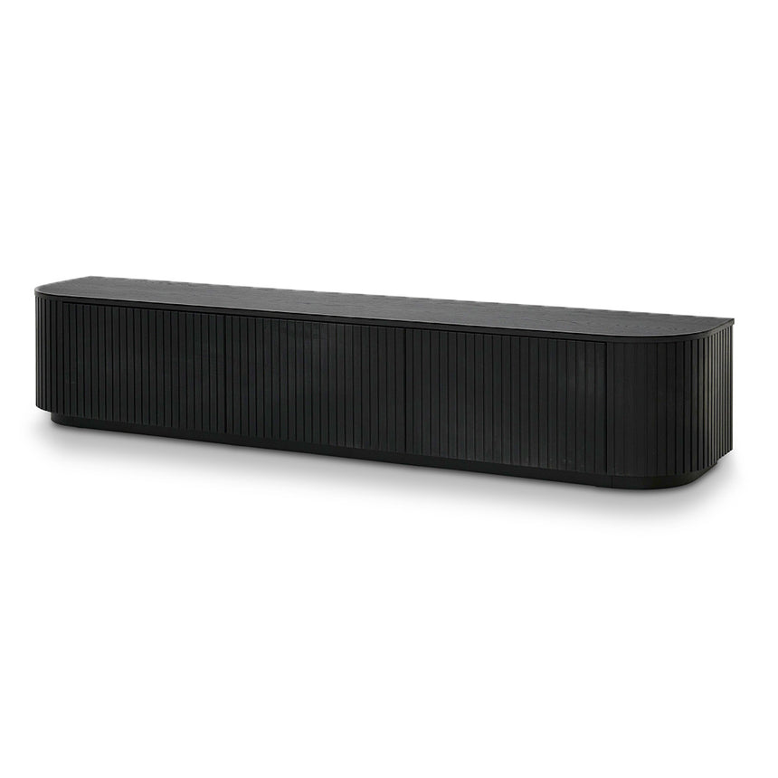 CTV8309-CN 2.4m TV Unit - Full Black Oak