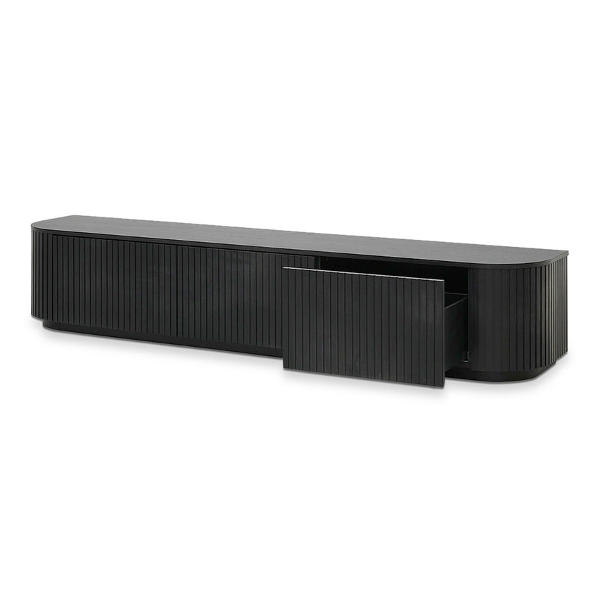 CTV8309-CN 2.4m TV Unit - Full Black Oak