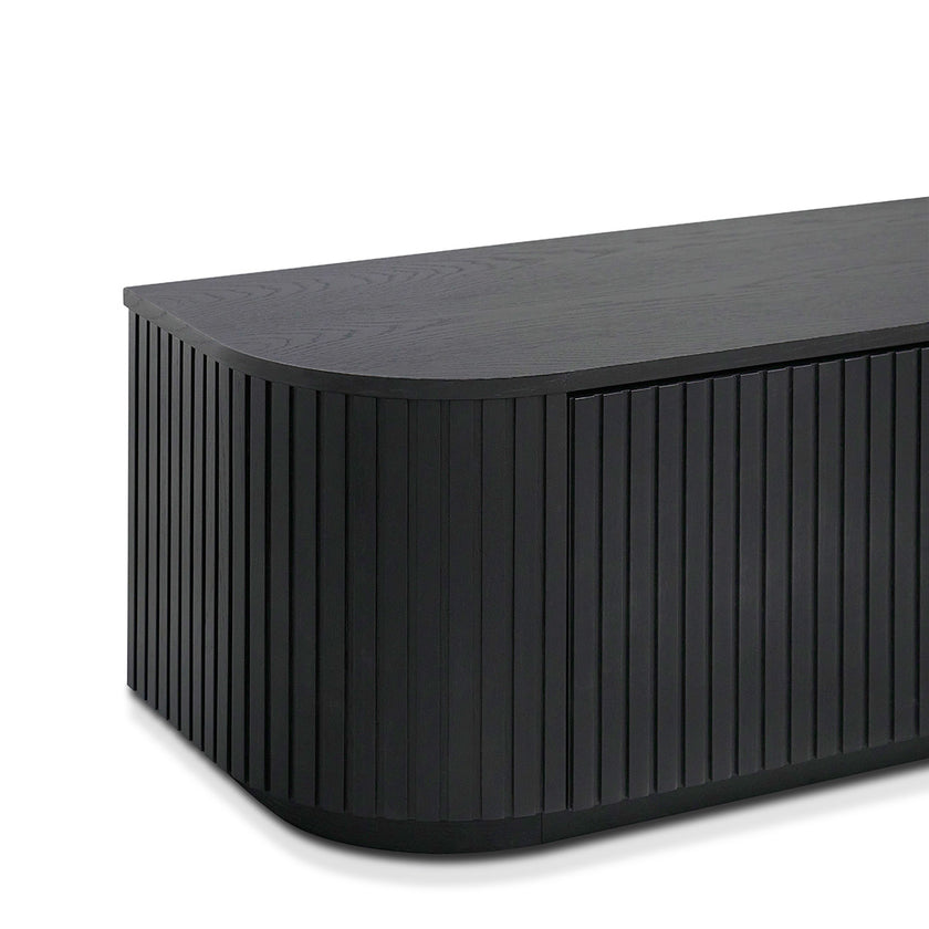 CTV8309-CN 2.4m TV Unit - Full Black Oak