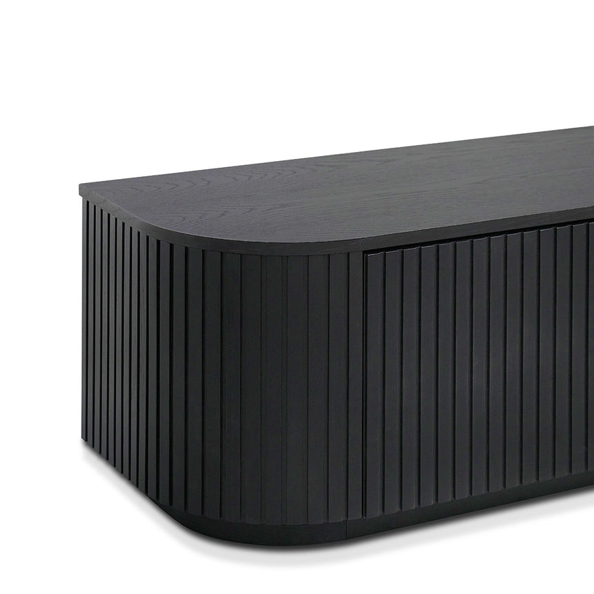 CTV8309-CN 2.4m TV Unit - Full Black Oak