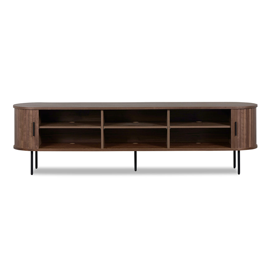 CTV8435-KD 2m TV Entertainment Unit - Walnut