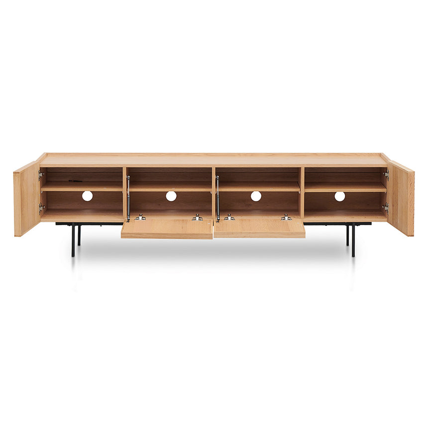 CTV8445-KD 2m Wooden TV Entertainment Unit - Natural