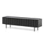 CTV8446-KD 2m Wooden TV Entertainment Unit - Full Black