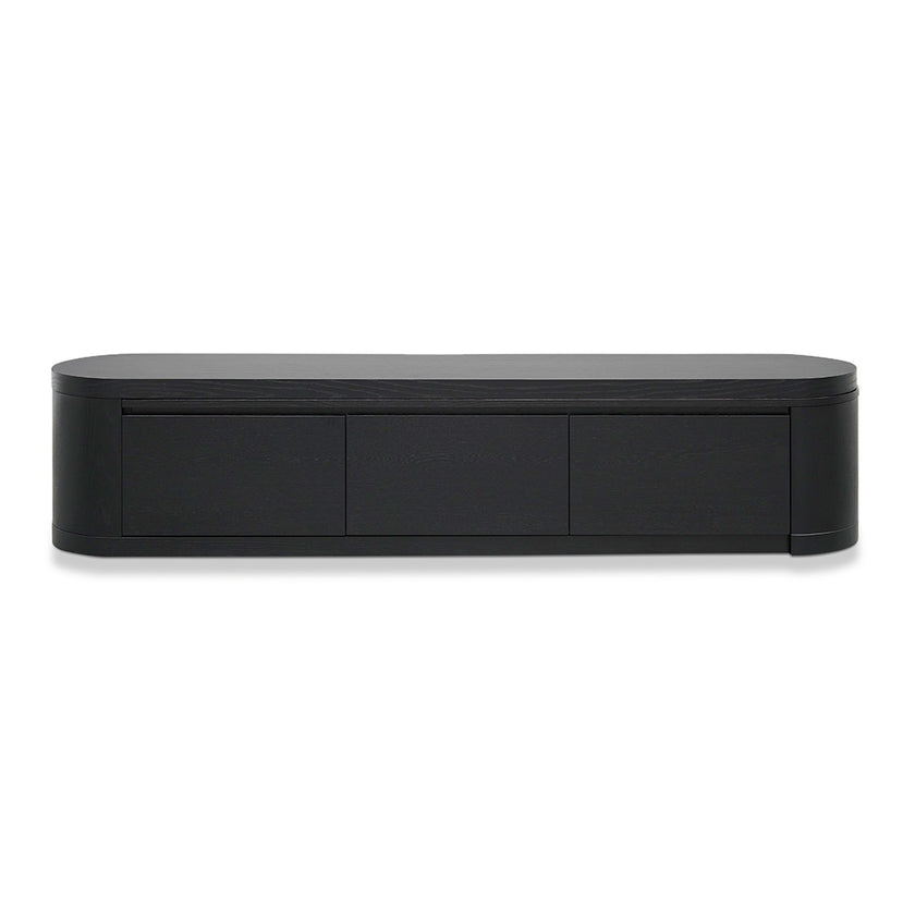CTV8486-CN Extendable TV Entertainment Unit - Full Black Oak