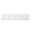 CTV8997-NI 2.2m Elm TV Entertainment Unit - White Entertainment TV Unit Nicki-Core   
