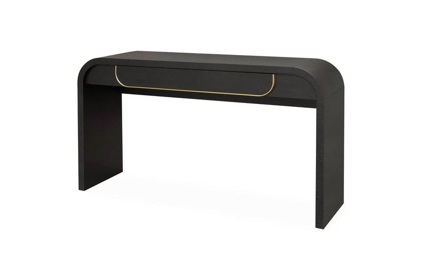 Ex Display - CDT6318-VA 1.4m Console Table - Textured Espresso Black