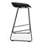 CBS2006-SD 65cm Bar Stool - Black Seat With Black Frame