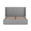 CBD6928-MI - Wide Base King Sized Bed Frame - Flint Grey