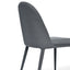 Ex Display - CDC2236-EI Fabric Dining Chair - Gunmetal Grey