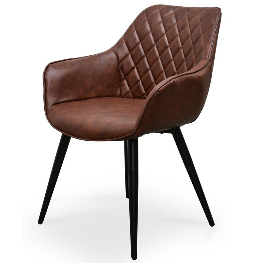 Ex Display - CDC2272-SE - Plywood Dining Chair  - Cinnamon Brown