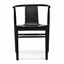 CDC673-SD Dining Chair - Black Shell - Black Seat (Set of 2)