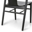 CDC673-SD Dining Chair - Black Shell - Black Seat (Set of 2)