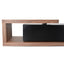 Ex Display - CTV1138-BB Extendable TV Entertainment Unit - Walnut - Black matt