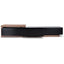 Ex Display - CTV1138-BB Extendable TV Entertainment Unit - Walnut - Black matt
