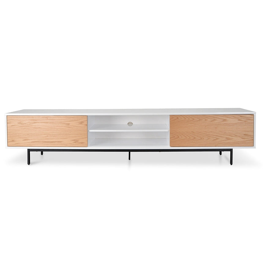 Ex Display - CTV1137-BB 2.3m TV Entertainment Unit - Lowline - Natural