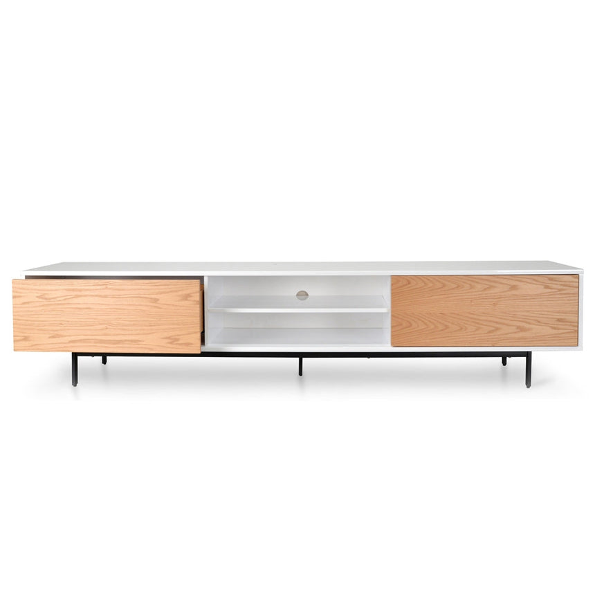 Ex Display - CTV1137-BB 2.3m TV Entertainment Unit - Lowline - Natural