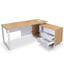 Ex Display - COT2095-SN 180cm Executive Office Desk With Right Return - Natural