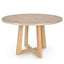 Ex Display - CDT588-SD 1.2m Round Dining Table - Natural