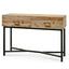 Ex Display - CDT2327-NI 1.2m Reclaimed Pine Console Table - Black Base